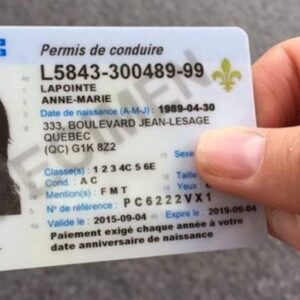 Buy Original Canadian Driver’s License